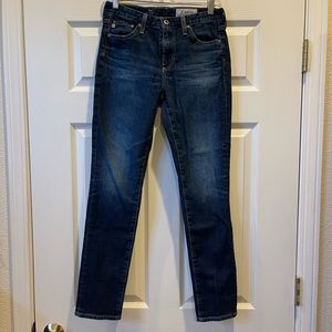 AG Adriano Goldschmied Faye Mid-Rise Cigarette Jean, Size 29